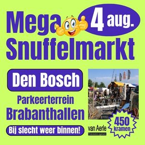 Snuffelmarkt Brabanthallen Den Bosch 4 augustus 2024