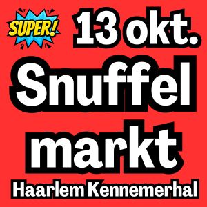 Snuffelmarkt Haarlem 13 oktober 2024