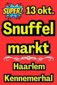 Snuffelmarkt Haarlem 13 oktober 2024