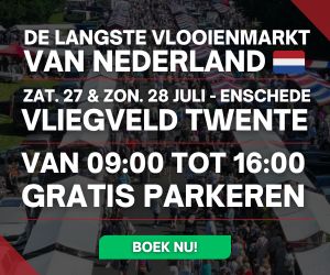 Langste Vlooienmarkt van Nederland Enschede vliegveld twente 27 & 28 juli